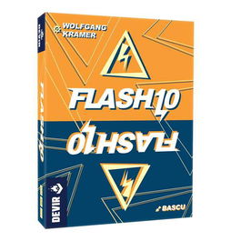 Devir - Juego Flash 10 - Juego de mesa familiar de rapidez y reflejos, Edad recomendada 3+ años