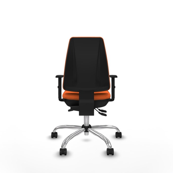 PIQUERAS Y CRESPO Silla de oficina Elche Naranja con mecanismo Asincro PIQUERAS Y CRESPO Silla de oficina Elche Naranja con mecanismo Asincro