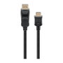 Goobay 64836 Cable Adaptador DisplayPort a HDMI 1.4, 2m, 4K 3840x2160 @30Hz, Contactos Dorados, Macho a Macho, Plug & Play