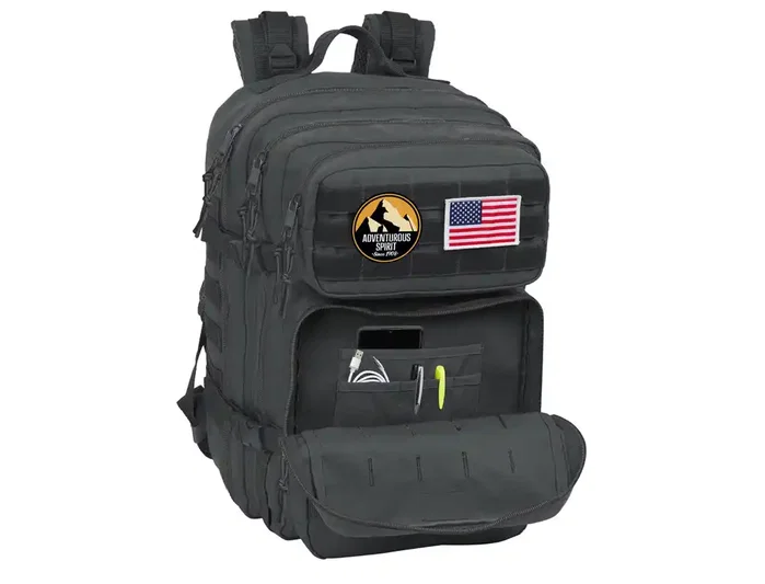 Safta Mochila Militar Portátil Basic Gris 15,6''
