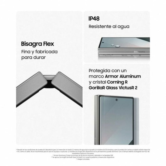 SAMSUNG Galaxy Z Fold6 5G Dual SIM 12GB RAM 1TB Plata SAMSUNG Galaxy Z Fold6 5G Dual SIM 12GB RAM 1TB Plata