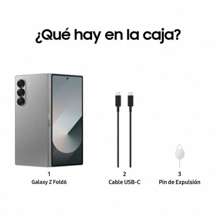 SAMSUNG Galaxy Z Fold6 5G Dual SIM 12GB RAM 1TB Plata SAMSUNG Galaxy Z Fold6 5G Dual SIM 12GB RAM 1TB Plata