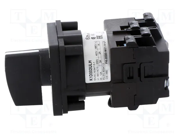 Schneider Electric Interruptor de Leva 12A 2-0-1 Negro