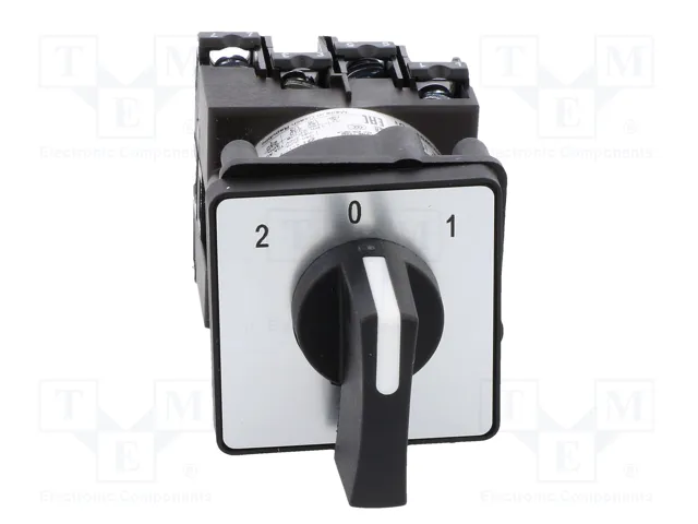 Schneider Electric Interruptor de Leva 12A 2-0-1 Negro