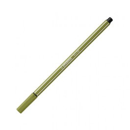 Rotulador Fibra Stabilo Pen 68 Verde Barro (Set de 10)