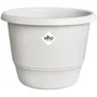 Elho ELH8711904535148 Maceta Amiga Round 30 Blanca L 30 x A 29,5 x A 22 cm Exterior 100% Reciclada