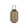 DKD Home Decor Portavelas de Yute y Bambú Natural 29,5x29,5x62 cm