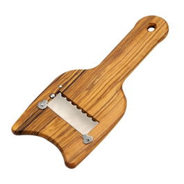 1946 Rallador Trufa 1946 (12 Unidades) Madera Olivo Lama Ondulada 20x8,8 cm