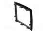 PER.PIC. Bastidor de montaje de radio 2 DIN para Renault Megane II, negro