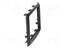 PER.PIC. Bastidor de montaje de radio 2 DIN para Renault Megane II, negro