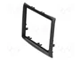 PER.PIC. Bastidor de montaje de radio 2 DIN para Renault Megane II, negro
