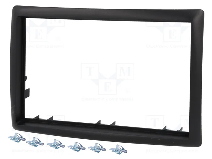 PER.PIC. Bastidor de montaje de radio 2 DIN para Renault Megane II, negro PER.PIC. Bastidor de montaje de radio 2 DIN para Renault Megane II, negro
