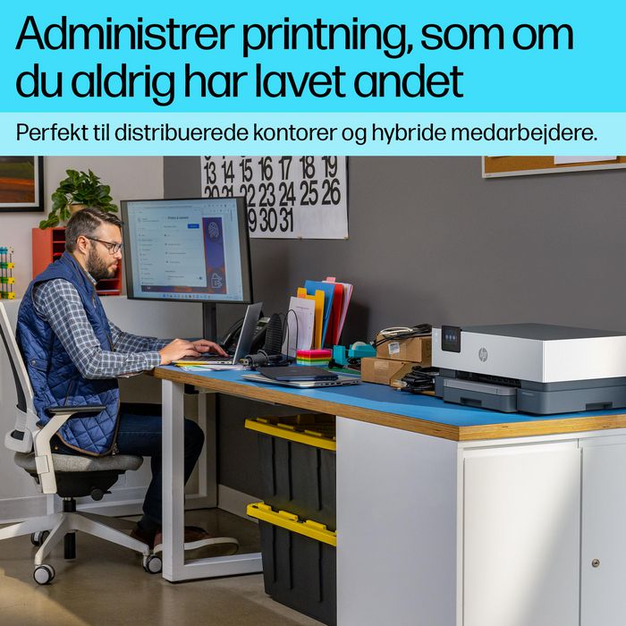 HP Impresora Inkjet Color OfficeJet Pro 9110b - Inalámbrica, Doble Cara, Pantalla Táctil, Hasta 22 ppm