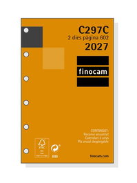Finocam Recambio de Agenda Anual 2027 Catalán Classic 602