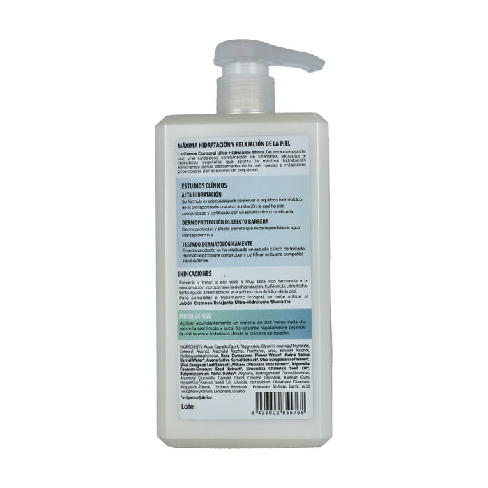 Shovade Crema Corporal Ultrahidratante 1L Shovade Crema Corporal Ultrahidratante 1L