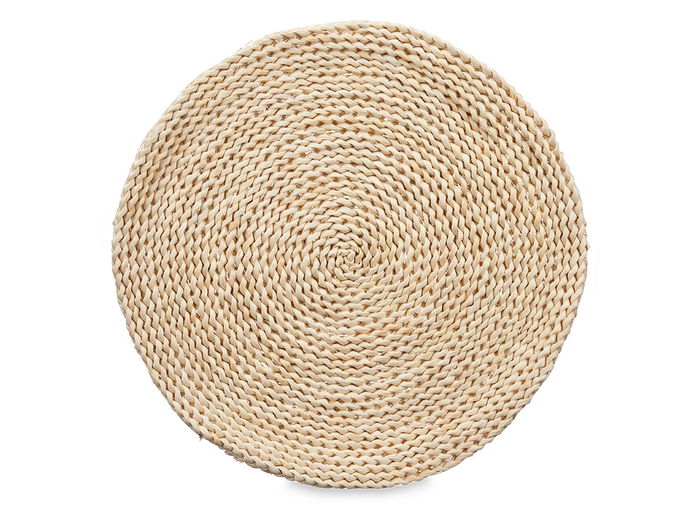 Kinvara Salvamantel Esparto Redondo 40 cm Natural (Set de 12)