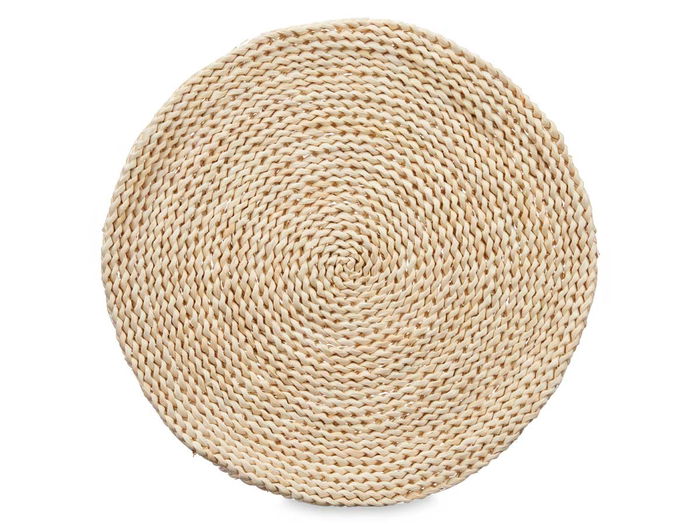 Kinvara Salvamantel Esparto Redondo 40 cm Natural (Set de 12)