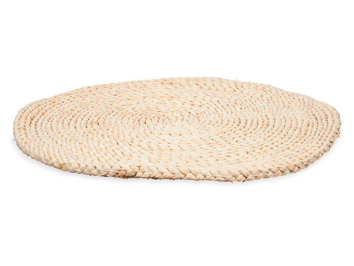 Kinvara Salvamantel Esparto Redondo 40 cm Natural (Set de 12)