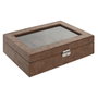 DKD Home Decor Joyero en PU y MDF Marrón