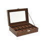 DKD Home Decor Joyero en PU y MDF Marrón