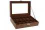 DKD Home Decor Joyero en PU y MDF Marrón