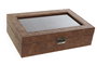DKD Home Decor Joyero en PU y MDF Marrón