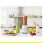 Smeg PBF01PGEU Batidora de Vaso, 0.6L, 300W, 2 Velocidades, Color Verde Pastel, Acero Inoxidable, Incluye Taza con Pico