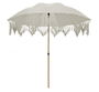 DKD Home Decor Parasol Terraza y Jardín Crudo Marrón 200x200x170 cm Aluminio Olefina