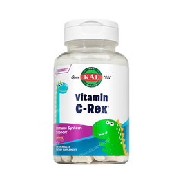 KAL Vitamina C 100 Dinosaurios Masticables Sabor Naranja 100 Unidades