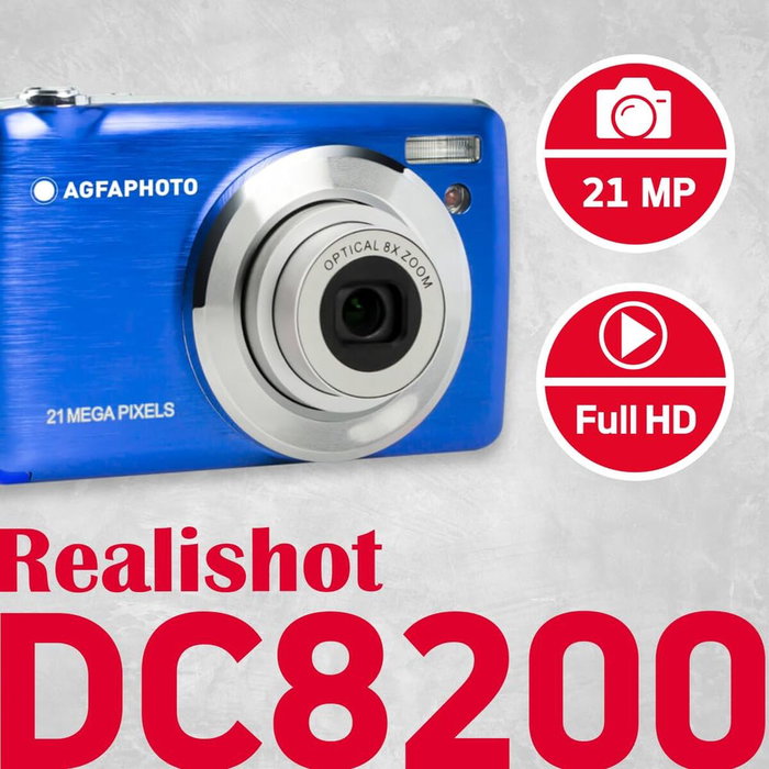 AgfaPhoto Realishot DC8200 Azul 18 MP