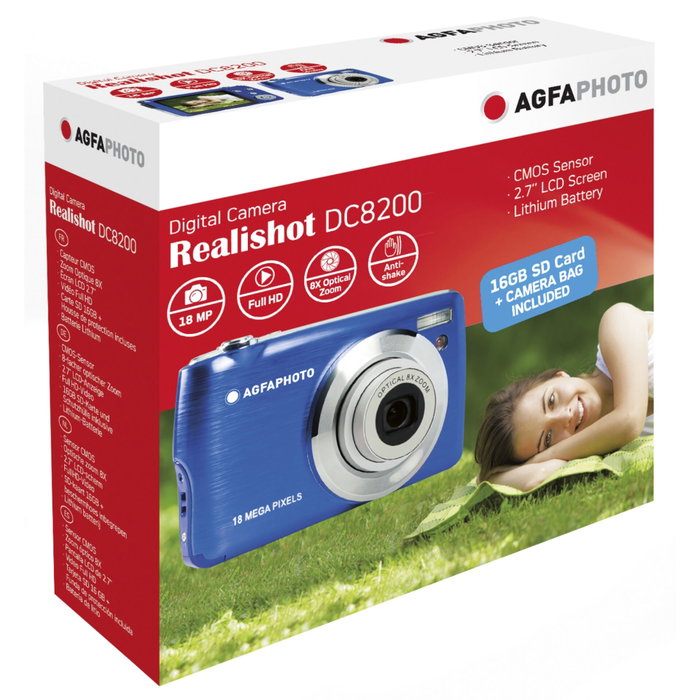 Agfaphoto Realishot DC8200 Cámara Digital 18 MP Azul Agfaphoto Realishot DC8200 Cámara Digital 18 MP Azul