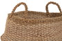 DKD Home Decor Set de 2 Cestas de Seagrass y Yute Natural 45x45x34 cm
