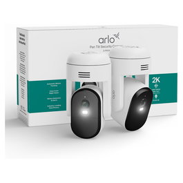 ARLO Essential 3 Cámara de Seguridad 2K Pan-Tilt-Zoom, solo UE