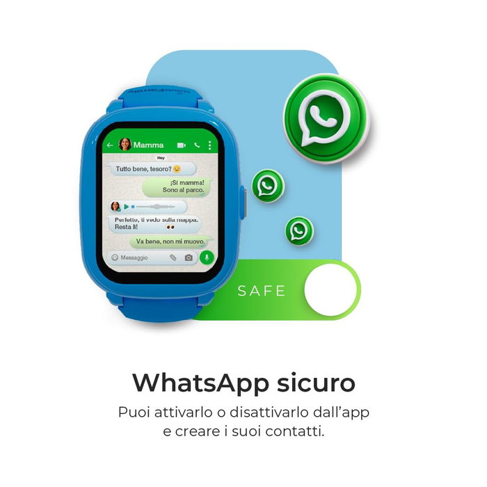 Smartwatch SaveFamily Azul 40 mm Negro