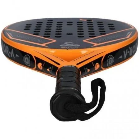 Vibor-A Pala de Pádel Mortal Carbon 3.0 Talla 351 Naranja y Negra