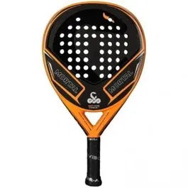 Vibor-A Pala de Pádel Mortal Carbon 3.0 Talla 351 Naranja y Negra