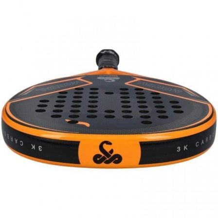 Vibor-A Pala de Pádel Mortal Carbon 3.0 Talla 351 Naranja y Negra