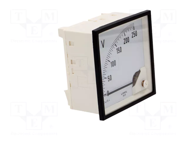 LUMEL Voltímetro Analógico para Panel MA19 0÷250V DC LUMEL Voltímetro Analógico para Panel MA19 0÷250V DC