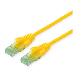 ROLINE Patchkabel Cat.6A UTP 21.45.3120, Amarillo, 0,5 m