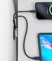 Aisens Cargador de Pared GaN Ultra Delgado 30W USB-C y USB-A Blanco