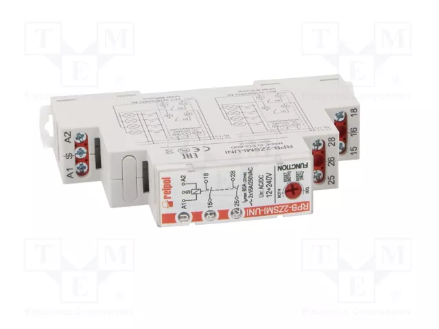RELPOL RPB-1PM-UNI Relé de instalación biestable SPDT 16A RELPOL RPB-1PM-UNI Relé de instalación biestable SPDT 16A