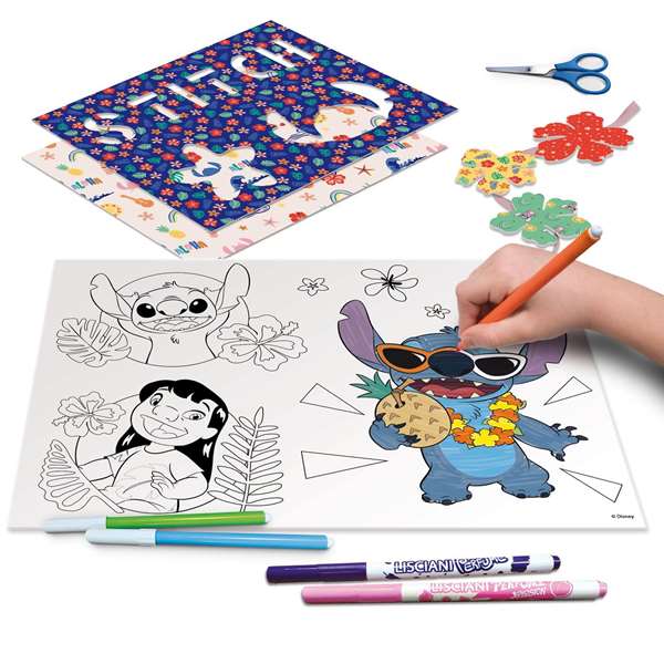 Color Baby Mesa Dibujo Stitch con Luz y Accesorios para Niños a Partir de 5 Años Color Baby Mesa Dibujo Stitch con Luz y Accesorios para Niños a Partir de 5 Años