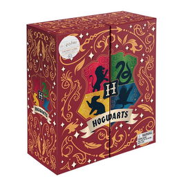 Paladone Calendario de Adviento Harry Potter Premium - 24 Puertas con 45 Golosinas, Bolígrafos, Vinilos, Juegos, Puzzles y Más - Packaging Sin Plástico