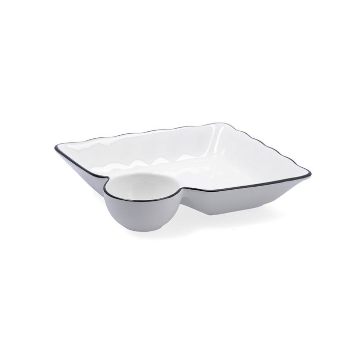 Plato Dipear Porcelana Gastro Black Quid 19,5x18,5 cm Plato Dipear Porcelana Gastro Black Quid 19,5x18,5 cm