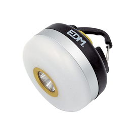 Edm Linterna Imantada LED 3W 260 Lm 3CCT 6500/7000/2900K IP44 Batería Recargable Ø 66 x 40 mm