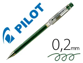 Pilot Bolígrafo G-TEC-C4 Punta Aguja Verde Tinta Gel Escritura Fina 0.4mm