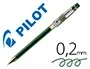 Pilot Bolígrafo G-TEC-C4 Punta Aguja Verde Tinta Gel Escritura Fina 0.4mm