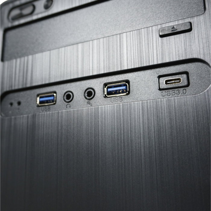 LC-Power LC-2017MB-ON Micro ATX Torre USB-C 3.2 Gen 1 para Mini-ITX