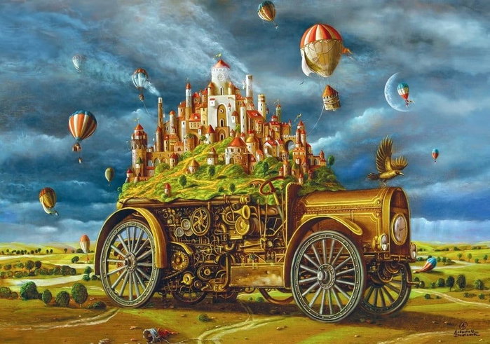 Puzzle Imagination Series Arkadiusz Dzielawski Wielka przeprowadzka (1000 piezas) Puzzle Imagination Series Arkadiusz Dzielawski Wielka przeprowadzka (1000 piezas)