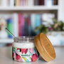QUOKKA Recipiente de Comida de Cristal 500ml con Funda Deli Spring